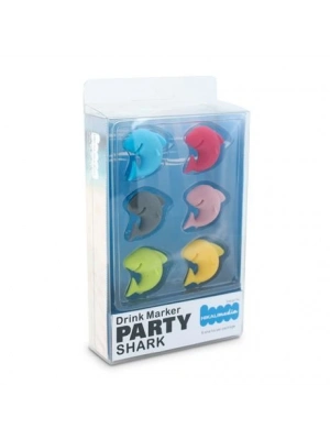 Silikon Köpek Balığı Kupa Belirteci