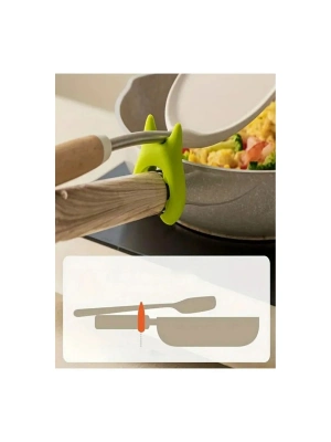 Silikon Tava Tencere Kaşık Tutucu