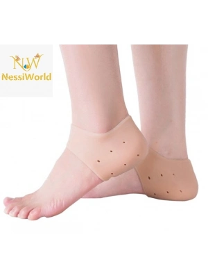 Silikon Topuk Çorabı Ten Rengi