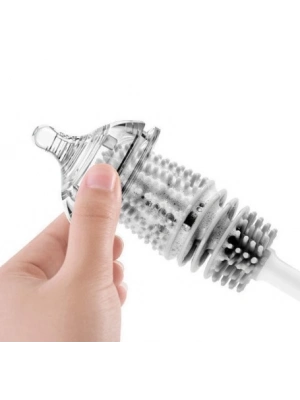 Silikon Uzun Saplı Kavanoz Yıkama Fırçası