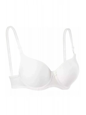 Silikonlu Desteksiz Telli Düz Boş Sütyen Beyaz