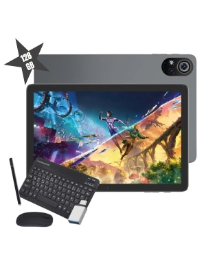 Silver 10.1" IPS Ekran 6GB/128GB Tablet PC