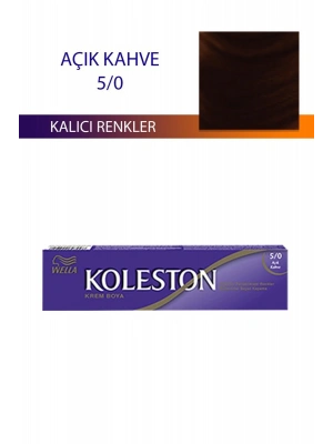 Single Tüp Boya Saç Boyası Açık Kahve 5/0