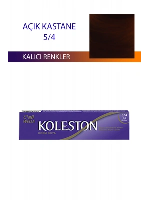 Single Tüp Boya Saç Boyası Açık Kestane 5/4