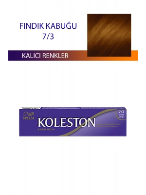 Single Tüp Boya Saç Boyası Fındık Kabuğu 7/3