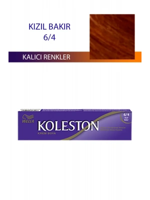 Single Tüp Boya Saç Boyası Kızıl Bakır 6/4