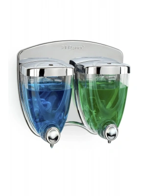 Sıvı Sabunluk Ikiz 350+350 ml Krom Kaplama Royaleks-F038