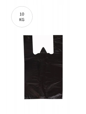 Siyah Atlet Poşet Mini Boy 20x34 cm Takriben 2.350 Adet 10 Kg