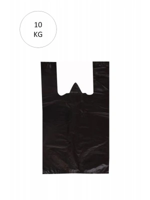 Siyah Atlet Poşet Mini Boy 20x34 cm Takriben 2.350 Adet 10 Kg