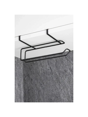 Siyah Dolap İçi Kağıt Havluluk Askı