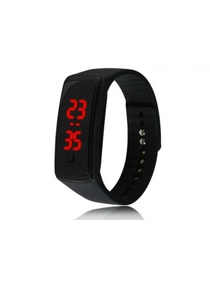 Siyah Ekranlı Led Kol Saati (siyah)