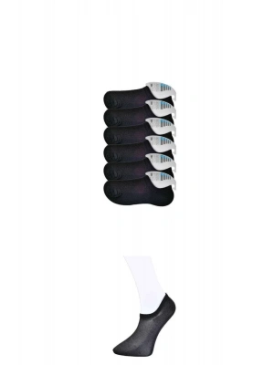 Siyah Erkek Görünmez Çorap 6 çift
