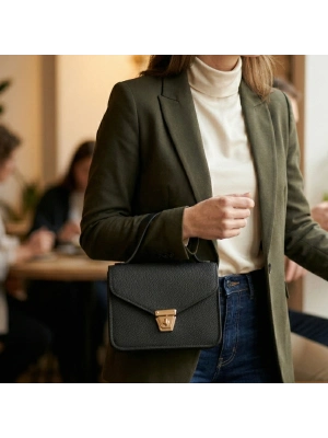 Siyah Kutu El Çantası