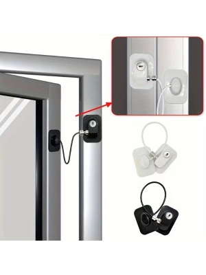 Siyah Plaka Halatlı Emniyet Kilidi