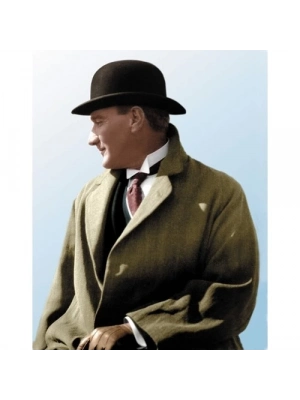 Siyah Renk Atatürk Şapkası