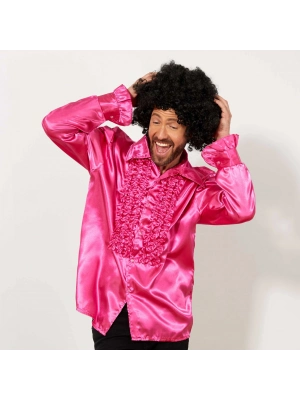 Siyah Renk Kıvırcık Afro Bonus Peruk