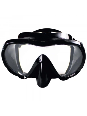 Siyah Silikon Tek Maske Tempered - 299