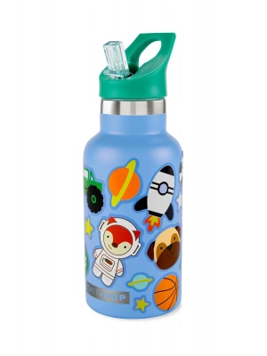 Skip Hop Spark Style Paslanmaz Çelik Suluk Mavi