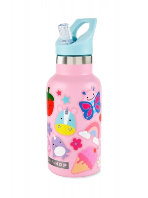 Skip Hop Spark Style Paslanmaz Çelik Suluk Pembe