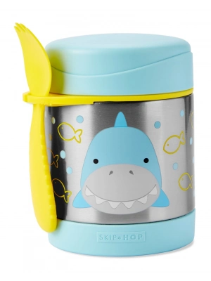 Skip Hop Zoo Paslanmaz Çelik Termos 325 ml Köpek Balığı