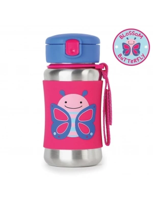 Skip Hop Zoo Pipetli Paslanmaz Çelik Suluk 350 ml Kelebek