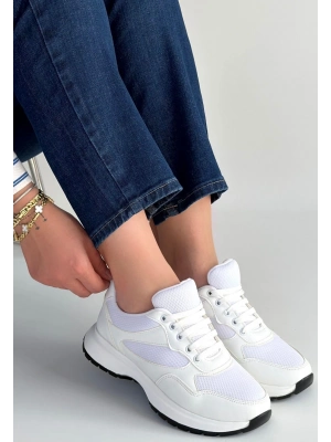 Slar Beyaz Cilt Spor Ayakkabı