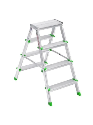 ® SM Saraylı 4+4 Çift Taraflı Alüminyum Merdiven