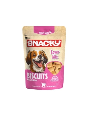 Snacky Lover Mix Diş Temizliği Destekleyici Köpek Ödül Bisküvisi 1 Adet 200 Gr