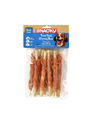 Snacky Tavuk Sargılı Çubuk Kemik Köpek Ödülü 10 Adet 100 Gr