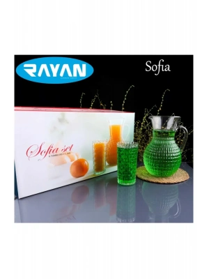 Sofia 7 Parça Sürahi Meşrubat Seti Royaleks-82656