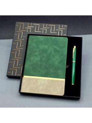 Soft Tarihsiz Deri Defter Kalem