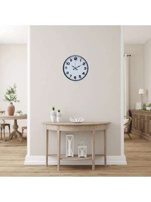 Soft White 36 Cm Sade Duvar Saati