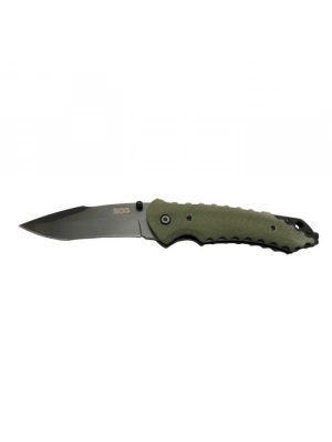 Sog Kiku Çakı Haki 22 Cm Deri Kılıf , Kemerlikli