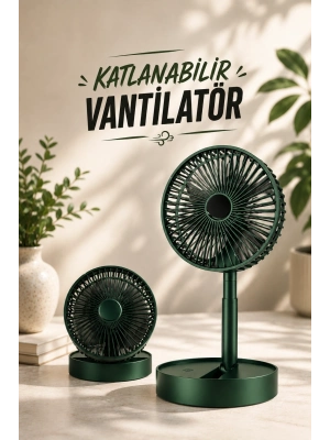 Soğutucu Vantilatör Telefon Standlı Mini Fan
