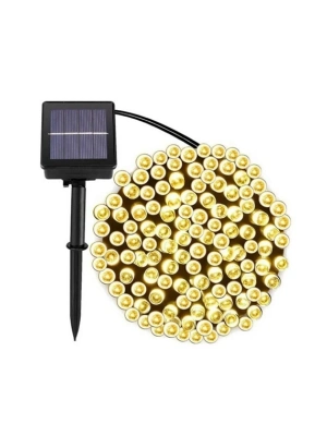 Solar 100 Ledli 12 Metre Bahçe Aydınlatma