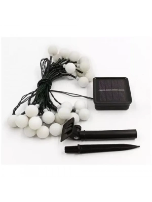 Solar 5m 28 Led Top RGB Siyah Kablolu