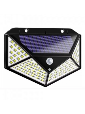 Solar Hareket Sensörlü Duvar Lambası 100 Led