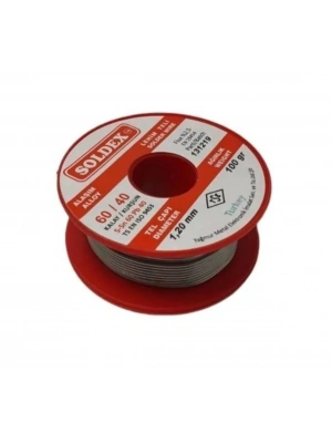 Soldex 60/40 Lehim Teli 100 Gr 1.20 Mm (sn:60 / Pb:40)
