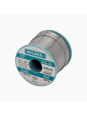 Soldex Arax 60-40 Lehim Teli 500 Gr 1.6 Mm - Sn:60 / Pb:40