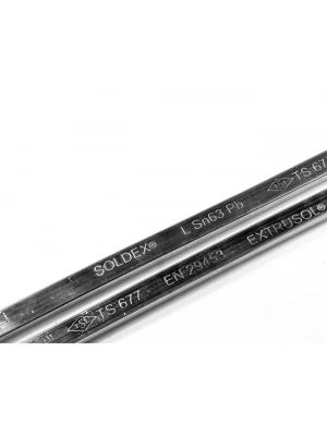 Soldex Çubuk Lehim 63-37 Extrusol 1000 Gr - Sn:63 / Pb:37