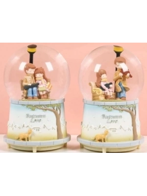 Sonbahar Sevgili Kar Küresi Orta Boy