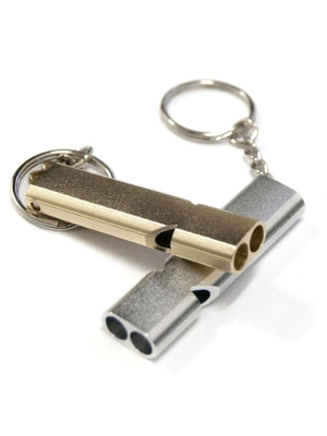 ®  SOS Acil İmdat Düdüğü Alüminyum Islık Anahtarlık Kamp Yürüyüş Aksesuar Araçları