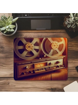 Spinning Reels Temalı Müzik Mouse Pad - 19x23 cm 2 mm Dikdörtgen İthal Baskılı Mouse Pad