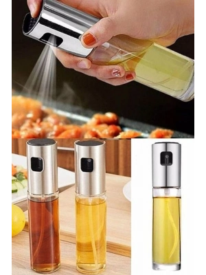 Sprey Cam Şişe Zeytinyağı Sirke Yağ Püskürtücü Yağdanlık 100 ml