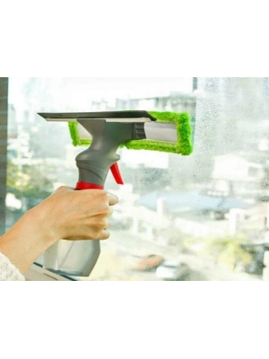 Spreyli Su Hazneli Mikro Fiber Cam Silme Mopu