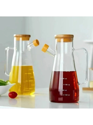 Standlı 2li Cam Yağdanlık