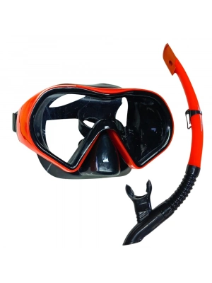 Star Diving Dalış Maskesi ve Snorkel Yetişkin - 51712-KIRMIZI