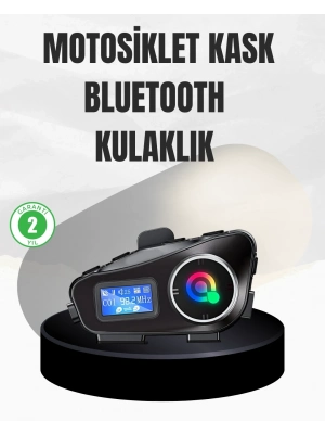 Su Geçirmez Bluetooth 5.3 Kask Kulaklığı 1000mAh Bataryalı