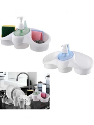 Sünger Hazneli Sıvı Sabunluk - Deterjanlık