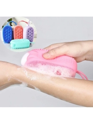 Süngerli Silikon Banyo Kesesi